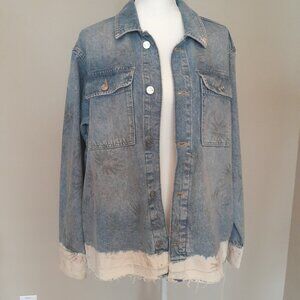 Scotch & Soda Print Jean Jacket